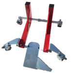 Rode steunen in breedte verstelbaar